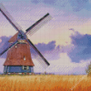 Dutch Windmill Diamond Paintings