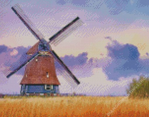 Dutch Windmill Diamond Paintings