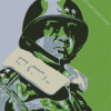 George Patton Pop Art Diamond Paintings