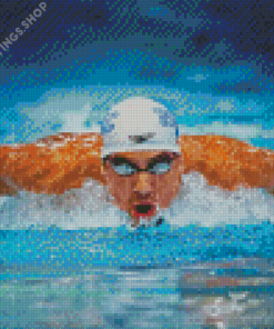 Swimming Olympics Diamond Paintings