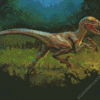 Aesthetic Velociraptor Diamond Paintings
