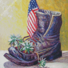 American Boots Army Diamond Paintings