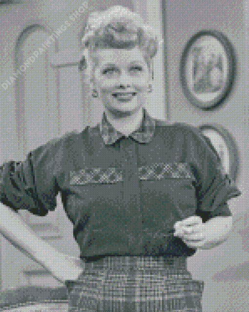 Actress Lucille Ball Diamond Paintings