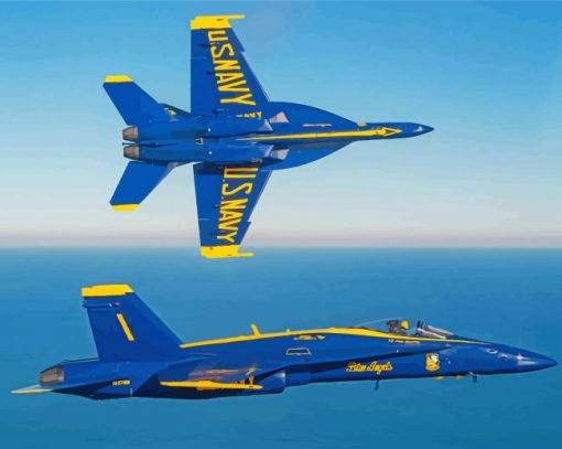 Blue Angels Jets Diamond Paintings