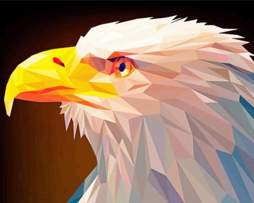 Eagle Abstract Head diamond painting