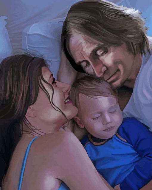 Family Warm Moments Diamond Paintings