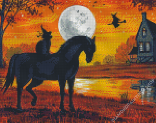 Halloween Horse Diamond Paintings