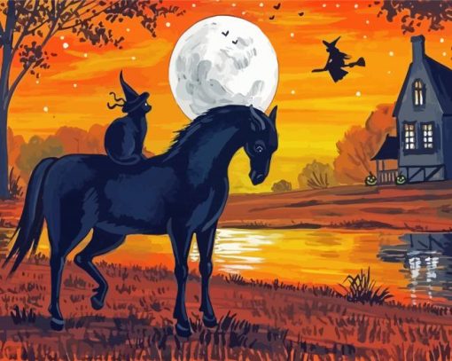 Halloween Horse Diamond Paintings