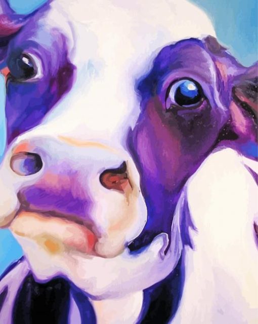 Cow Close Up Diamond Paintings