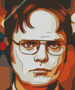 Aesthetic Dwight diamond painting