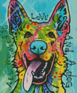All You Need Is Love And Dog diamond painting