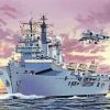 Ark Royal Navy diamond painting