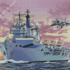 Ark Royal Navy diamond painting