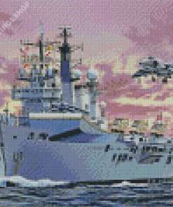 Ark Royal Navy diamond painting