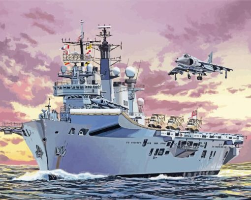 Ark Royal Navy diamond painting