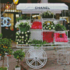 Chanel Flower cart diamond painting