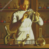 Chemist Girl diamond painting