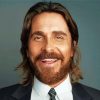 Christian Bale Laughing diamond painting
