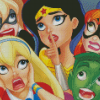 DC Super Hero Girls Animations diamond painting