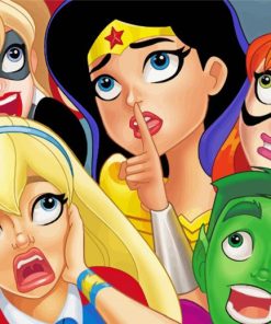 DC Super Hero Girls Animations diamond painting