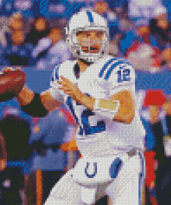 Indianapolis Colts Andrew Luck diamond painting