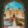 Lahore Fort Pakistan diamond painting