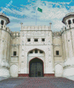 Lahore Fort Building Pakistan diamond painting