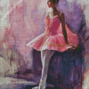 Pink Ballerina Art diamond painting