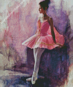Pink Ballerina Art diamond painting