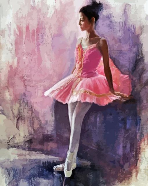 Pink Ballerina Art diamond painting