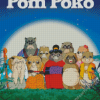 Pom Poko Poster diamond painting