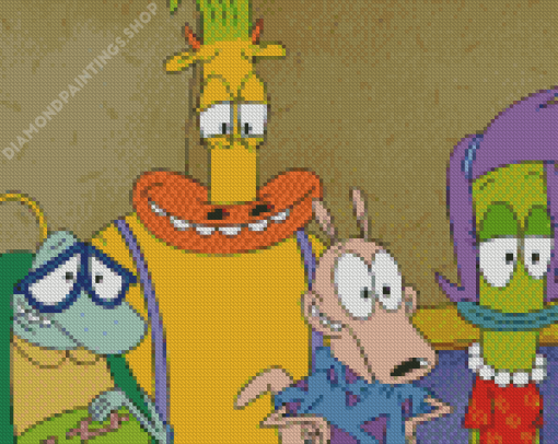 Rockos Modern Life Animated Serie diamond painting