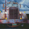 Rusty Semi Truck diamond painting