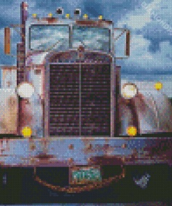 Rusty Semi Truck diamond painting