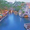 San Antonio River Walk diamond painting