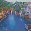 San Antonio River Walk diamond painting