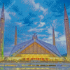 Shah Faisal Masjid Pakistan diamond painting