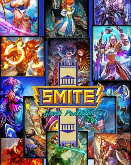 Smite Game Poster diamond painting