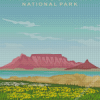 Table Mountain National Park Cape Town Poster diamond painting