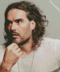 The English Comedian Russell Brand diamond painting