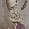 Vincent Price Caricature diamond painting