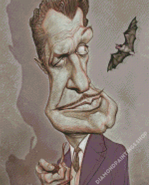 Vincent Price Caricature diamond painting