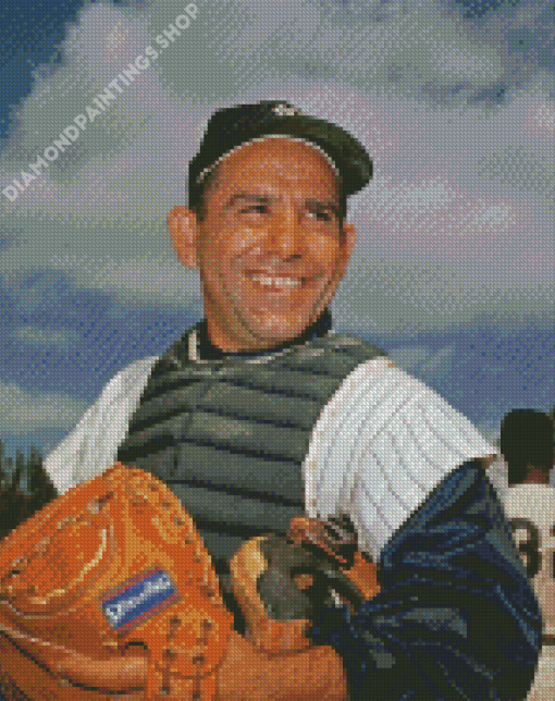 Yogi Berra Baseball Player diamond painting