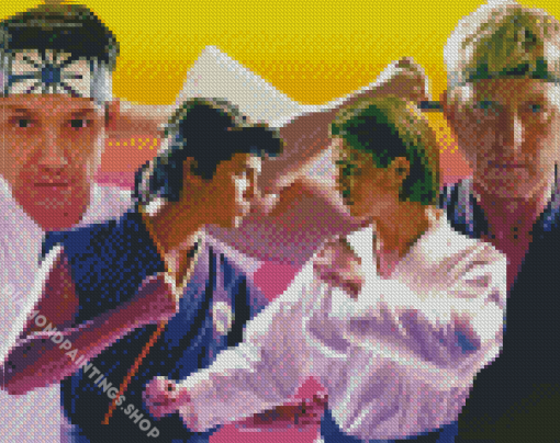 Aesthetic Cobra kai diamond painting