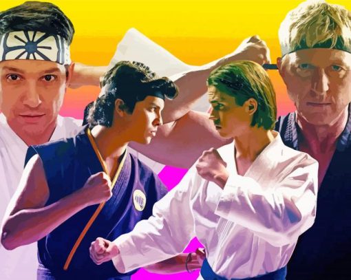 Aesthetic Cobra kai diamond painting