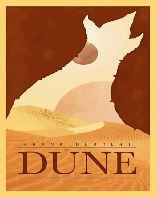 Aesthetic Dune Frank Herbert diamond painting