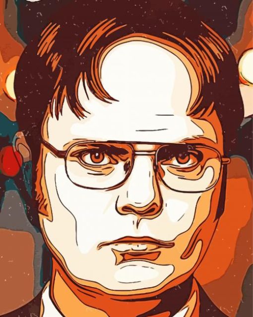 Aesthetic Dwight diamond painting