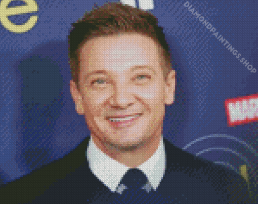 American Actor Jeremy Renner diamond painting