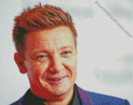 Americna Jeremy Renner diamond painting