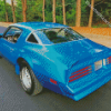 Blue Trans Am diamond painting